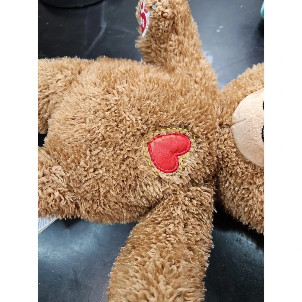 Build A Bear Hearts n Hugs Doodle Paws Brown Teddy Plush Red Heart BAB 2022 *EUC - Picture 5 of 16